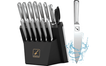 Imarku 15-Piece Diamond Kitchen Knife Set