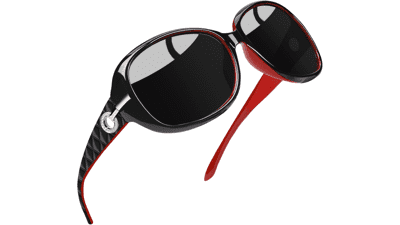 Joopin Women's Polarized Rhinestone Sunglasses - UV Protection