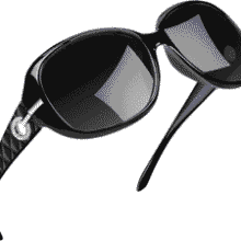 Joopin Women's Polarized Rhinestone Sunglasses - UV Protection
