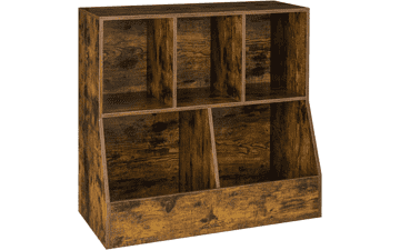 Kids Toy Storage Organizer with Book Shelf