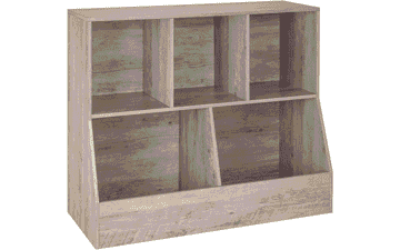 Kids Toy Storage Organizer with Book Shelves