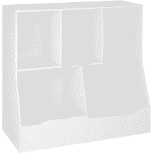 Kids Toy Storage Organizer with Book Shelves