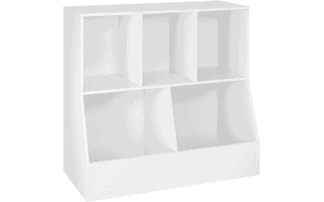 Kids Toy Storage Organizer with Book Shelves