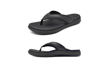 KuaiLu Men's Orthopedic Arch Support Flip Flops
