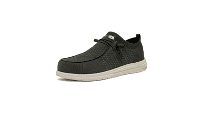 LARNMERN Steel Toe Slip-On Sneakers: Lightweight Comfort & Safety