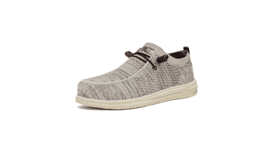 LARNMERN Steel Toe Slip-On Sneakers: Lightweight & Comfortable
