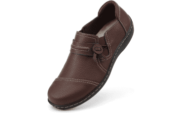 LAZYPOP Women's Leather Loafers: Comfort & Style
