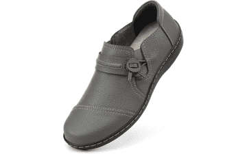 LAZYPOP Women's Leather Loafers - Comfort & Style
