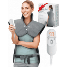 Large Heating Pad for Neck, Shoulders & Back Pain Relief