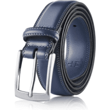 MILORDE Men's Leather Belt - Handmade Cow Leather, Classic Design