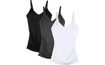Maternity Nursing Tank Top - Adjustable Breastfeeding Cami