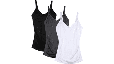 Maternity Nursing Tank Top - Adjustable Breastfeeding Cami