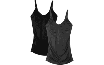 Maternity Nursing Tank Top - Adjustable Breastfeeding Cami