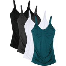 Maternity Nursing Tank Top - Adjustable Breastfeeding Cami