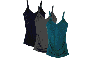 Maternity Nursing Tank Top - Adjustable Breastfeeding Cami