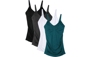 Maternity Nursing Tank Top - Adjustable Breastfeeding Cami