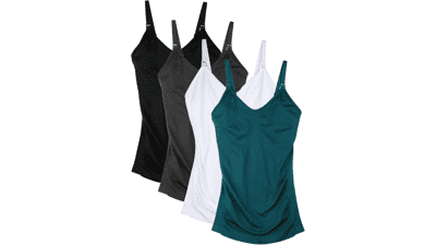 Maternity Nursing Tank Top - Adjustable Breastfeeding Cami