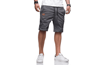 Men's Casual Cotton Shorts - Perfect for Summer & Golf