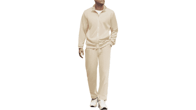 Men's Tracksuit Set - 2 Piece Athletic Sweatsuit