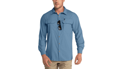 Men's UPF 50+ Sun Protection Cooling Shirt