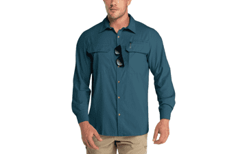 Men's UPF 50+ Sun Protection Cooling Shirt