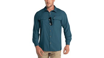 Men's UPF 50+ Sun Protection Cooling Shirt