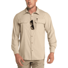 Men's UPF 50+ Sun Protection Shirt - Long Sleeve, Quick Dry
