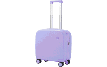 Mixi 16" Lilac Purple Carry-On Spinner Suitcase with TSA Lock