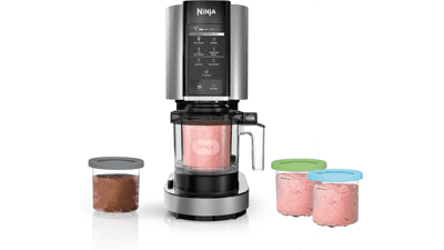 Ninja CREAMi Ice Cream Maker Bundle - Make Delicious Treats at Home!