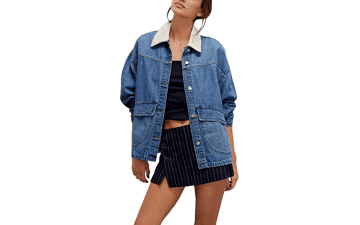 Oversized Denim Jacket for Women