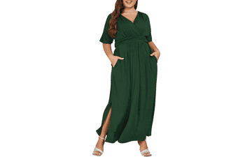 Plus Size Floral Maxi Dress - Wedding Guest & Party Ready!
