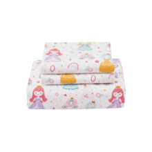 Princess Castle Twin Bed Sheet Set for Girls
