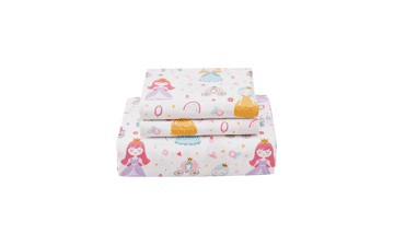 Princess Castle Twin Bed Sheet Set for Girls