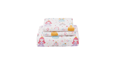 Princess Castle Twin Bed Sheet Set for Girls