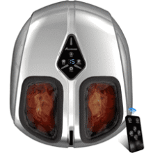 Shiatsu Foot Massager with Heat & Air Compression