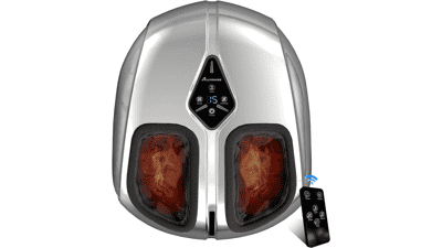 Shiatsu Foot Massager with Heat & Air Compression