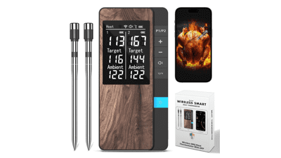 Smart Wireless Meat Thermometer for BBQ, Grill, and Oven