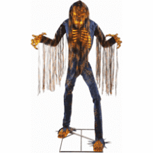 Smoldering Ghoul - 7.5 Ft Talking Animatronic Halloween Prop