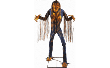 Smoldering Ghoul - 7.5 Ft Talking Animatronic Halloween Prop