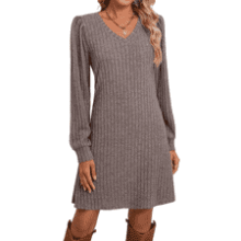 Trendy Fall Sweater Dress