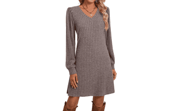 Trendy Fall Sweater Dress