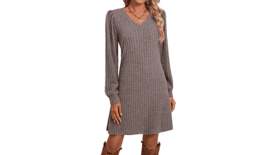 Trendy Fall Sweater Dress