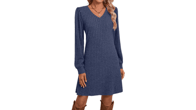 Trendy Fall Sweater Dress