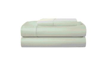 Twin Cotton Sheets Set - 400 Thread Count - Mineral