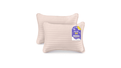 Utopia Bedding Toddler Pillow 2-Pack - Soft, Breathable, and Travel-Friendly