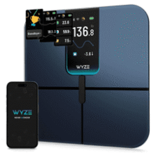 WYZE Smart Scale Ultra: Monitor Weight, BMI & Heart Rate