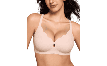 Wireless Push Up Bra - Seamless Full Coverage Bralette