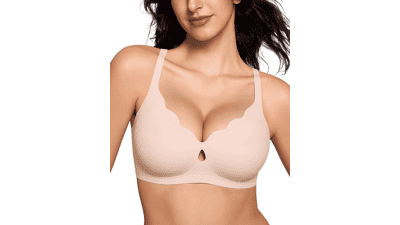Wireless Push Up Bra - Seamless Full Coverage Bralette