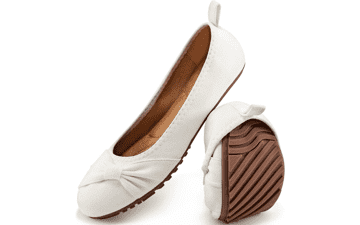 Womens Bowknot Ballet Flats - Comfortable Slip-Ons
