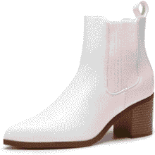 Women's Chelsea Ankle Boots - Retro Chunky Heel Booties